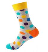 Veselé ponožky dámské 35 - 43 puntíky