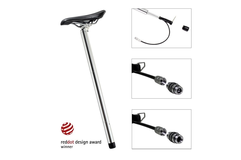 BIOLOGIC Post Pump - pumpa v sedlovce pro skládací kola