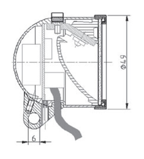 SON EDELUX II - přední dynamové světlo