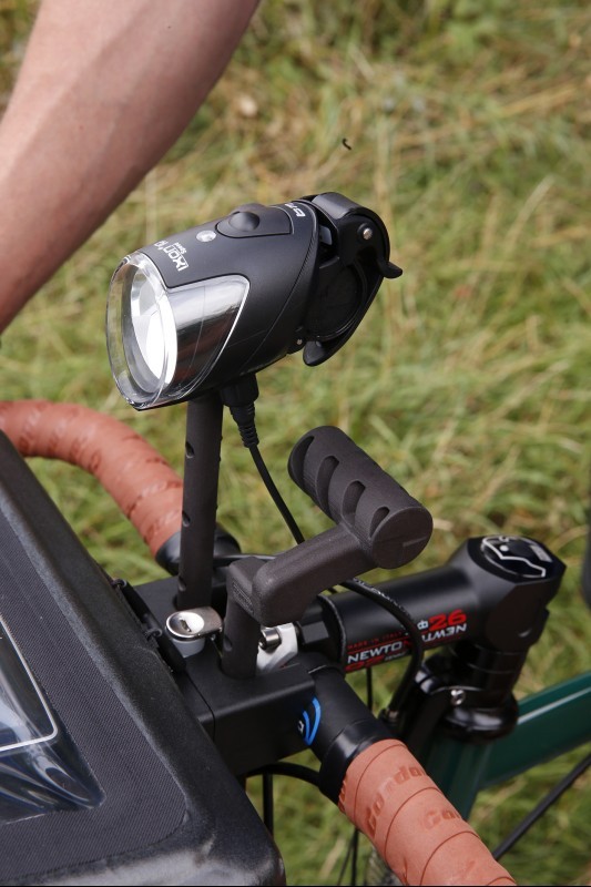 ORTLIEB handlebar bag adapter support - držák světla k Ultimate 6