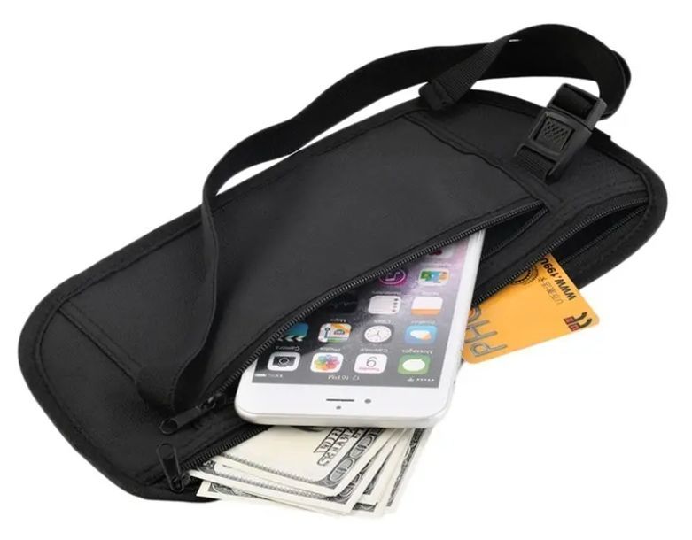 Jednoduchá ledvinka na peníze a doklady