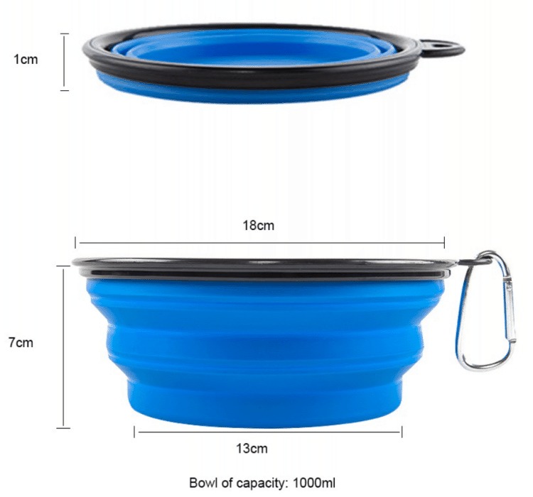 Skládací miska pro psa