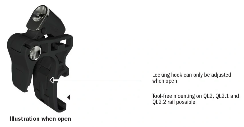 ORTLIEB QL2-Lock - zámek na brašny se systémem QL2.1/QL2.2