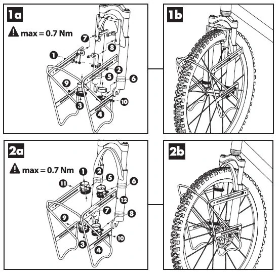 ZEFAL Raider Front - přední nosič pro odpružené vidlice