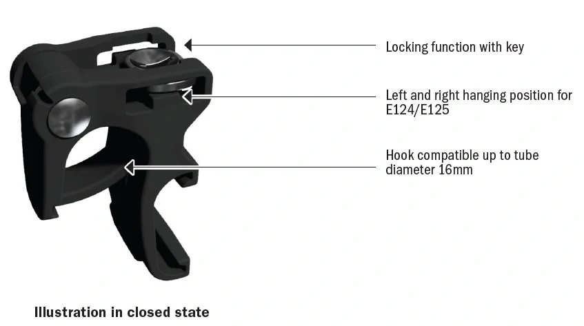 ORTLIEB QL2-Lock - zámek na brašny se systémem QL2.1/QL2.2