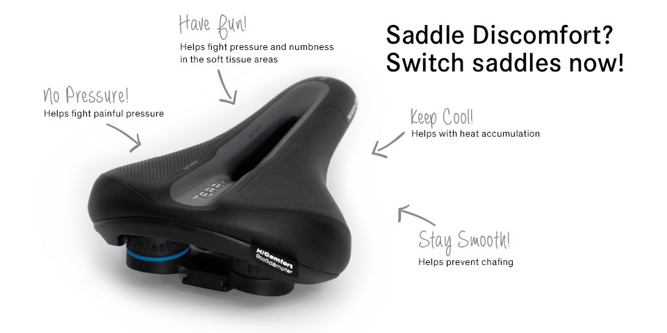 TERRY Fisio Flex Gel Men - pánské turistické gelové sedlo s elastomery