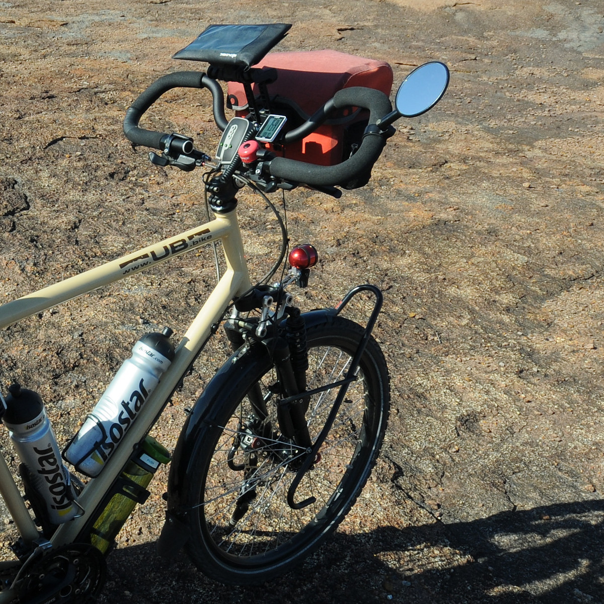 ORTLIEB handlebar bag adapter support - držák světla k Ultimate 6