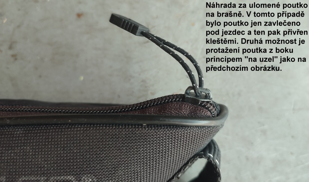Zipper Cord Ends - poutka na zip