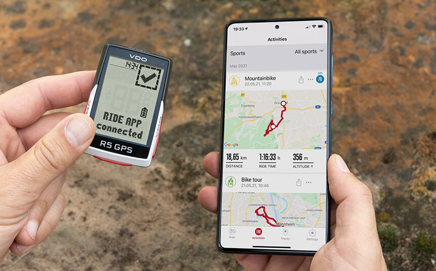 VDO R5 GPS - GPS computer 34 funkcí