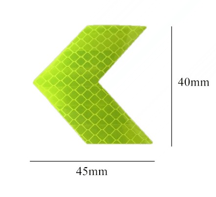 Reflexní šipka samolepka