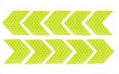 Reflexní šipka samolepka