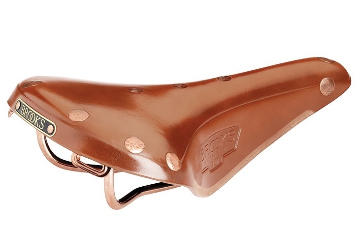 BROOKS B17 Special - kožené sedlo s měděnými nýty a ližinami
