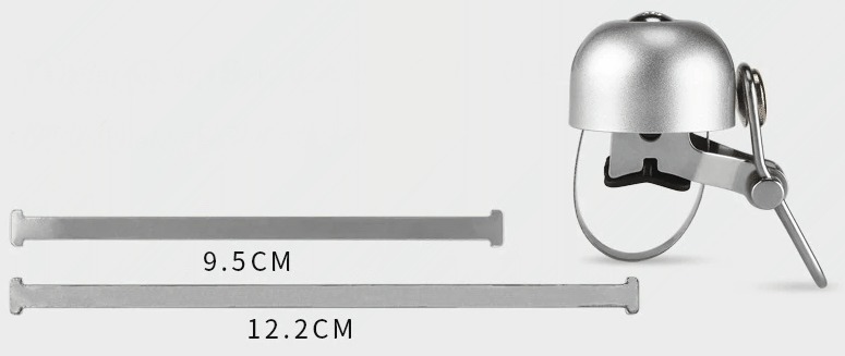 Elegantní celokovový zvonek