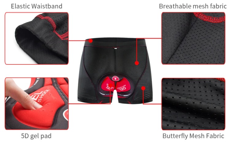 Prodyšné šortky s výstelkou