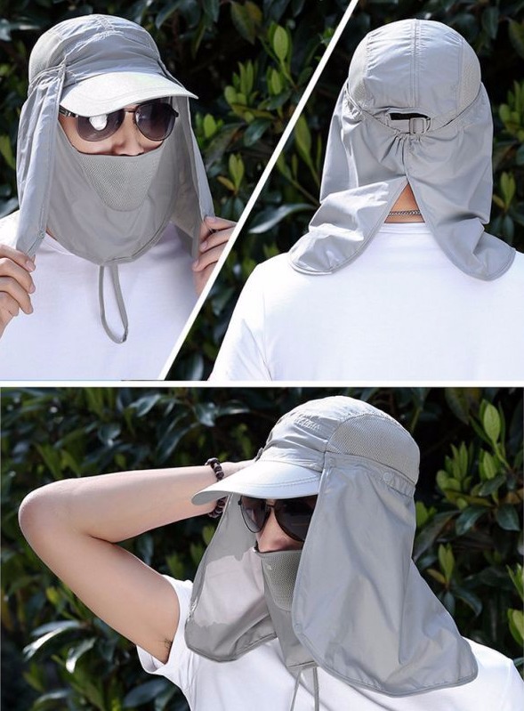 Ochranná čepice před sluncem a UV zářením