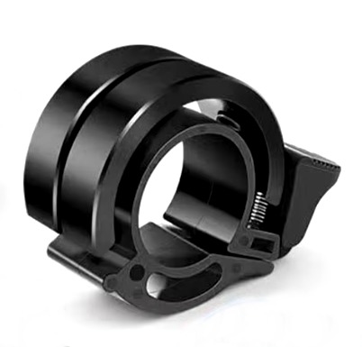 Elegantní mechanický zvonek na kolo dvojitý