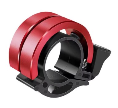 Elegantní mechanický zvonek na kolo dvojitý