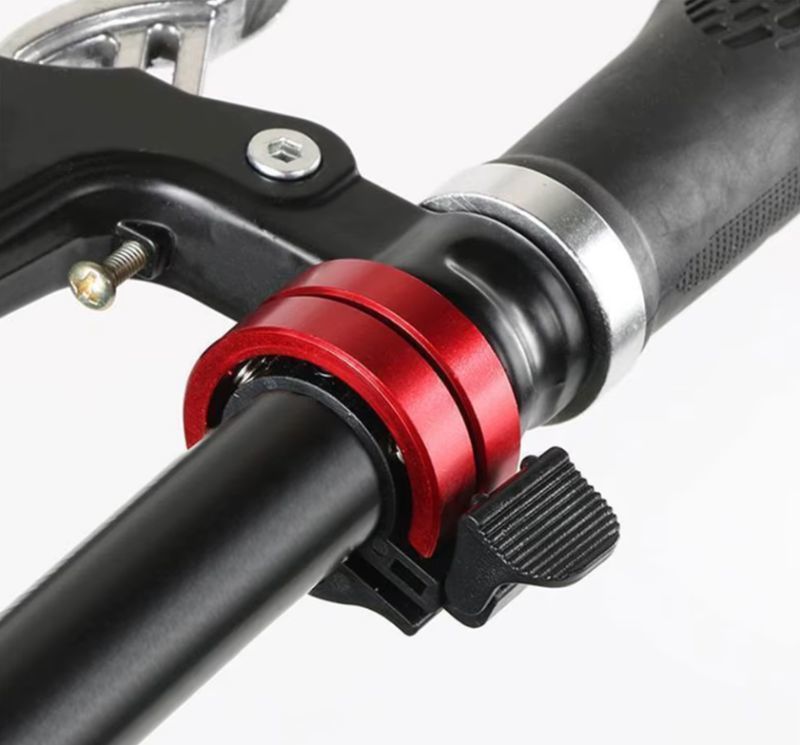 Elegantní mechanický zvonek na kolo dvojitý