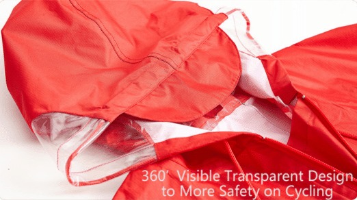 Silná reflexní pláštěnka na kolo