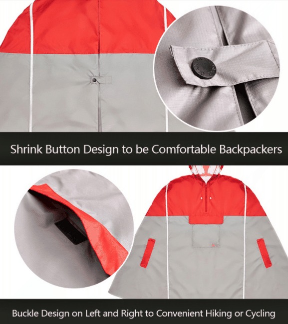 Silná reflexní pláštěnka na kolo