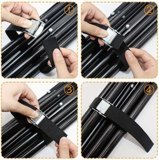 Kompresní popruh s kovovou sponou