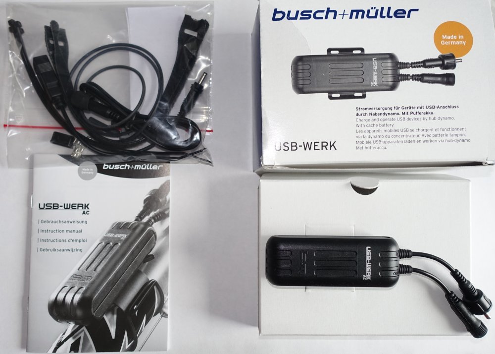 BUMM USB-Werk - zařízení pro nabíjení z nábojových dynam