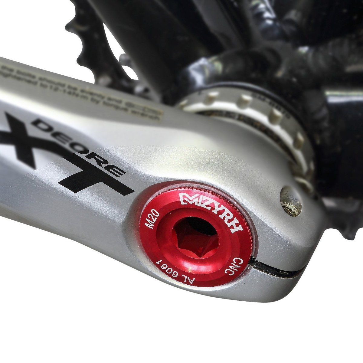 Eloxované hliníkové pojistné šrouby do klik Shimano Hollowtech