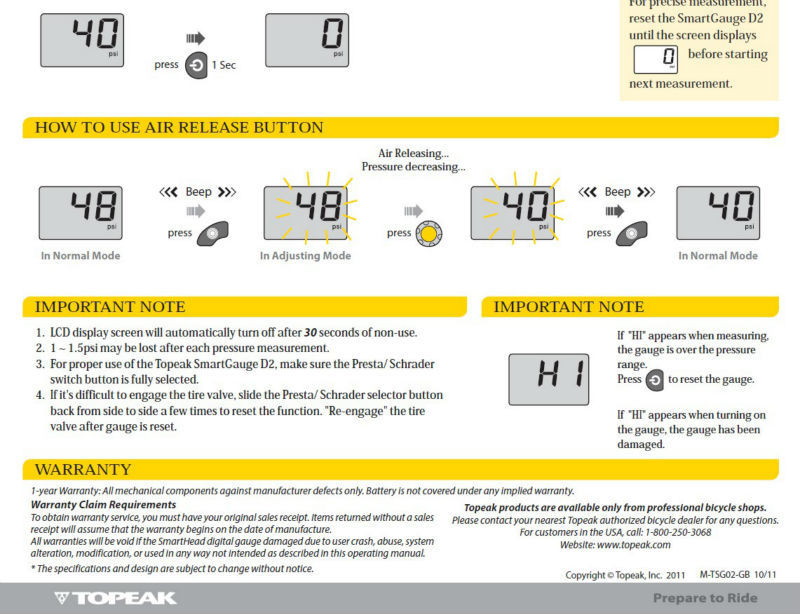 TOPEAK SmartGauge D2 - digitální manometr