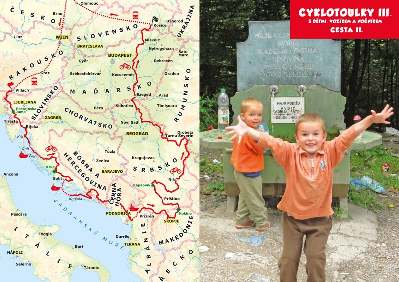 Cyklotoulky III. s dětmi, vozíkem a nočníkem