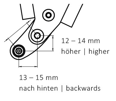 TUBUS - prodlužovací patky na zadní nosič