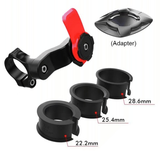 Držák mobilního telefonu na řídítka kola