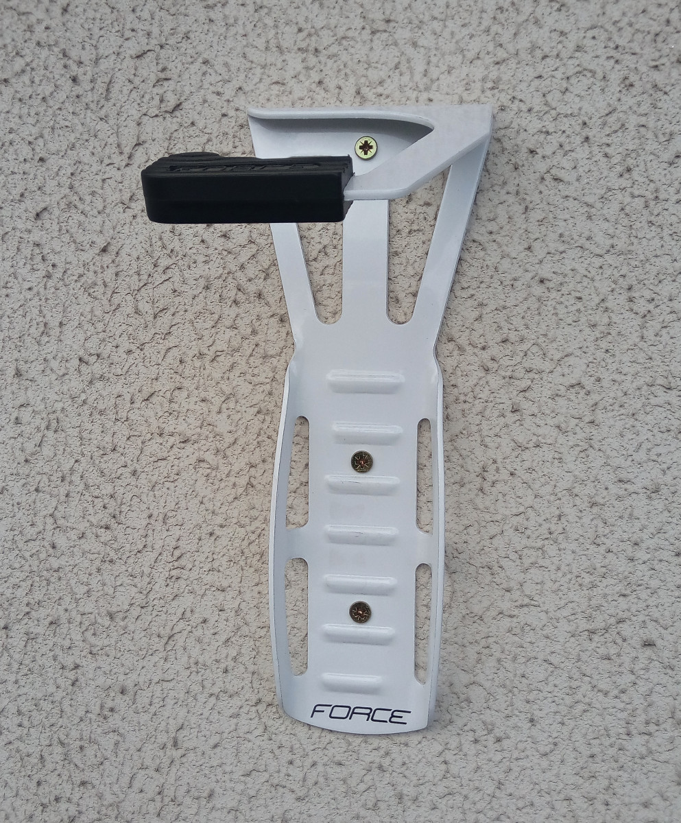 FORCE - držák kola na zeď za přední kolo - bílý