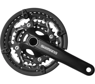Kliky Shimano Deore FC-T551 44-32-24 černé s krytem