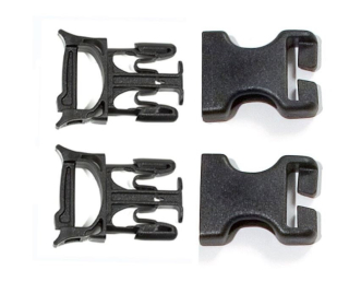 ORTLIEB Přezky "Stealth" (2x set - 25 mm)
