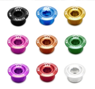 Eloxované hliníkové pojistné šrouby do klik Shimano Hollowtech