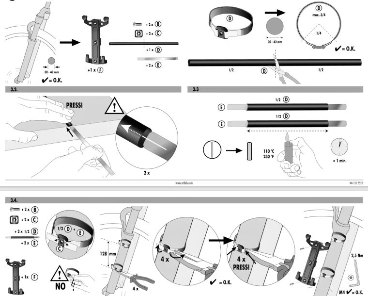 Ortlieb Fork Pack montáž