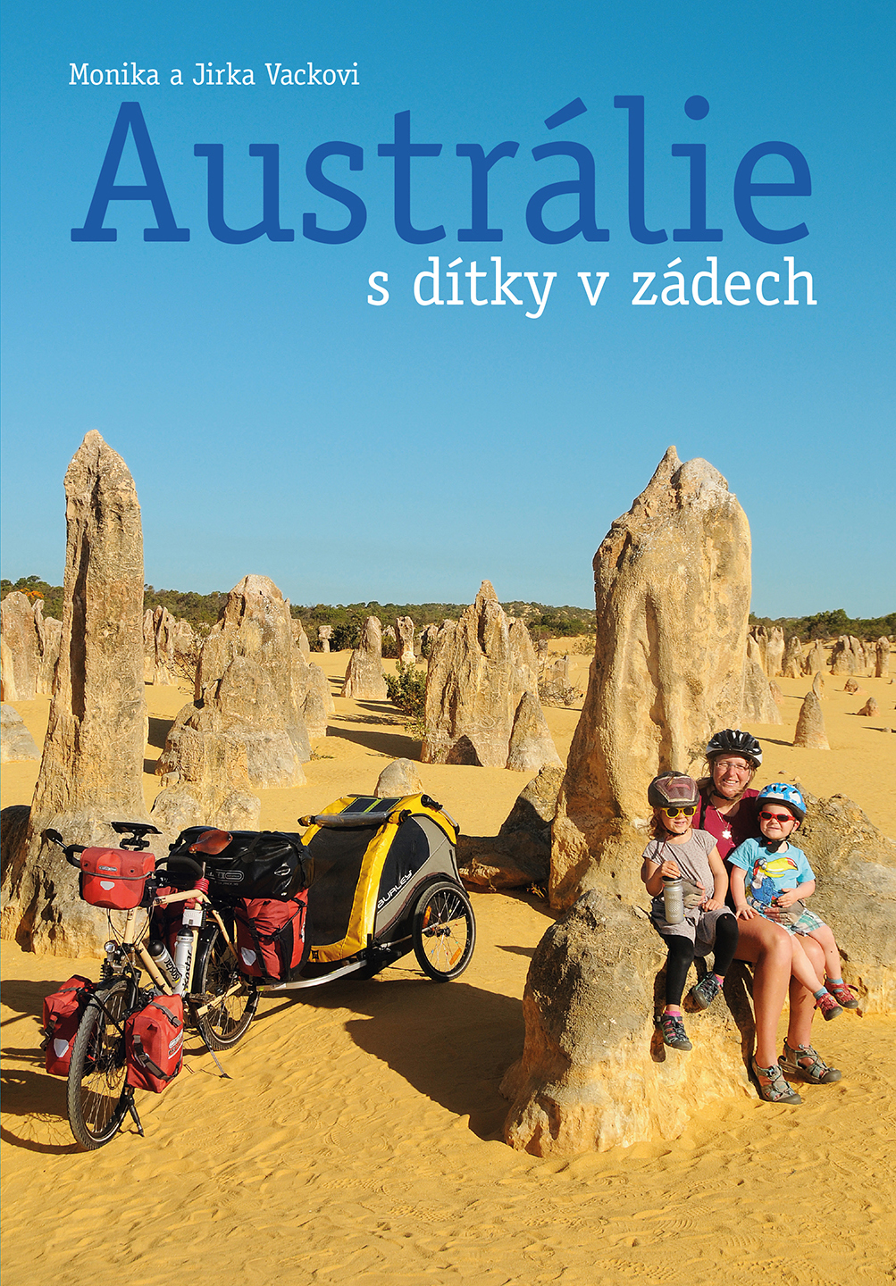 Kniha Austrálie s dítky v zádech
