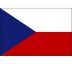 Česká vlajka - samolepky, praporky samolepka 7 x 5,5 cm