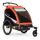 BURLEY Cub X - dvoumístný odpružený dětský vozík s pevným dnem