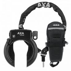 AXA Defender set - zámek typu podkova, řetěz a brašna