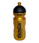 ISOSTAR láhev 650 ml výsuvný uzávěr zlatá, černé víčko, zlatý výsuvný uzávěr