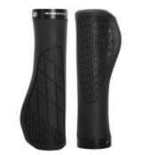 Gumové gripy na řídítka s oporou dlaně černá